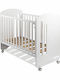 Interbaby Baby Crib Mickey MK002-01 White for Mattress 60x120cm