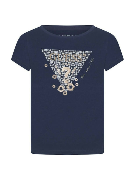 Guess Παιδικό T-shirt Navy Μπλε