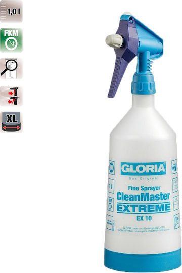 Gloria ΕΧ 10 Pressure Sprayer with Capacity 1lt in Transparent color