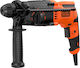 Black & Decker Κρουστικό Σκαπτικό Πιστολέτο Ρεύματος 650W με Υποδοχή SDS Plus BEHS01K