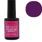 Bioshev Professional 10 Days Color Gel Effect Gloss Βερνίκι Νυχιών Μακράς Διαρκείας Μωβ 107 11ml