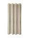 Greenwich Polo Club 2585 Fabric Shower Grommet Curtain 180x200cm Beige