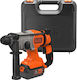 Black & Decker Impact Demolition Hammer Battery 18V 1x4Ah with Chuck SDS Plus BCD900M1K