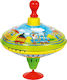 Goki Titirez Humming Top with Wooden Handle Train