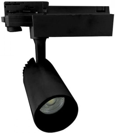 Spot Light Едно LED Неутрално Бяло Спот в Черен Цвят