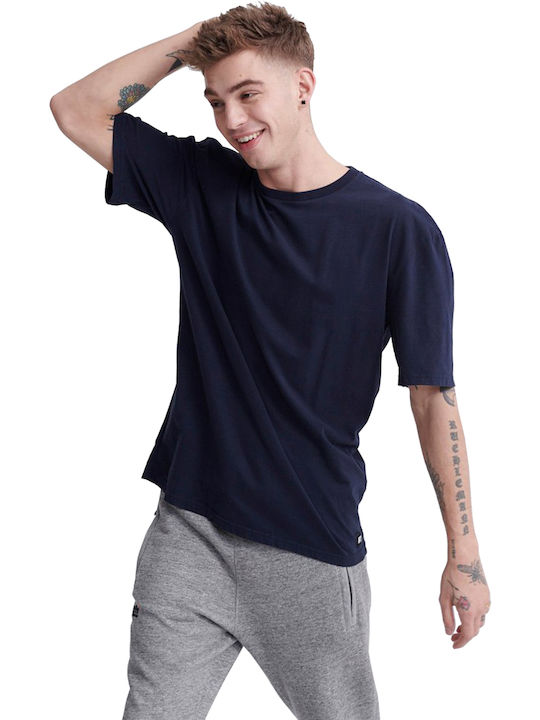 Superdry City Neon Bright Oversized Men's Short Sleeve T-shirt Navy Blue