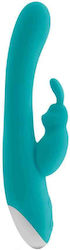 Blush Hop-Rave Rabbit Vibrator Rabbit 20.32cm BL-63602 Aquamarine