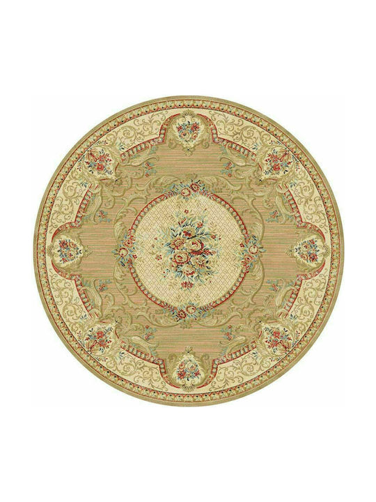 Klonaras Farashe 171-491660 Rug Round Summer Brown