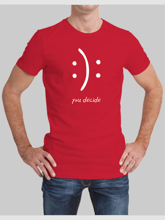 You Decide t-shirt - RED