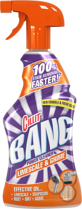 6 x Cillit Bang Limescale & Grime Spray Power Cleaner 750ml