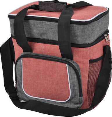Ankor Insulated Bag Shoulderbag 2 Θέσεων 28 liters Red L32.5 x W26.5 x H33cm.