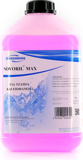 Ikochimiki Novoril Max Professional Cleaning Liquid for Stainless Surfaces 5lt