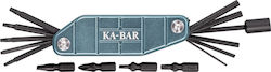 Ka-Bar Gun Tool Multi-tool Blue with Blade made of Steel