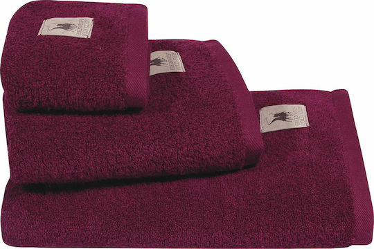 Greenwich Polo Club Hand Towel 2553 30x50cm Bordeaux Weight 450gr/m²