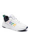 David Kinder Sportschuhe Tennis mit Schnürsenkeln Weiß