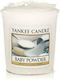 Yankee Candle Scented Candle with Scent Baby Powder White 49gr 1pcs