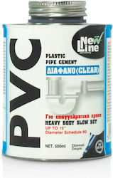 NEW LINE - 500ml P.V.C. COTTLE CLEAR (99016)