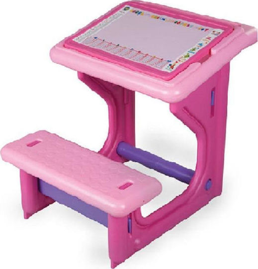 Birou pentru Copii pentru Desen din Plastic Roz Pilsan