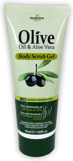 Madis Herbolive Olive Oil & Aloe Vera Scrub Body 50ml
