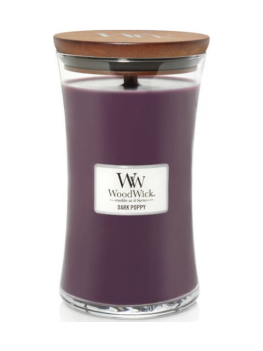 WoodWick Scented Candle Dark Poppy with Scent Dark Poppy 609.5gr 1pcs