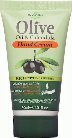 Madis HerbOlive Olive Oil Feuchtigkeitsspendende Handcreme Ringelblume 30ml