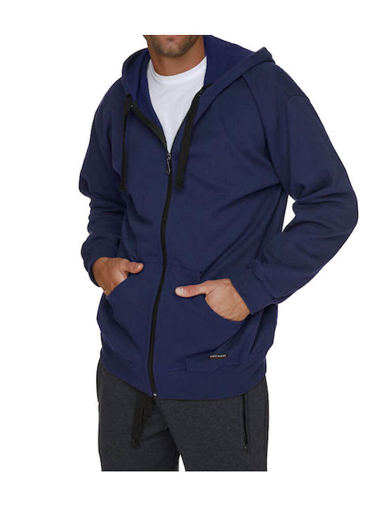 Bodymove Ζακέτα με Κουκούλα Navy