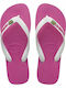 Brasil Logo Women's Flip Flops White