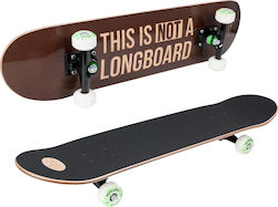 Hudora Harlem ABEC 7 1" Complete Shortboard Καφέ