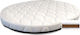 IngVart Saltea Pentru Patut Small Round cu Nucă de cocos & Latex 70cmx70cmx5cm