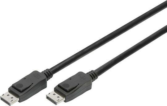Digitus Cable DisplayPort male - DisplayPort male 3m Μαύρο (AK-340106-030-S)