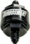 Turbosmart Billet Turbo Oil Feed Filter 44um -3AN - Black