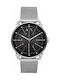 Armani Exchange Rocco Watch Battery with Silver Metal Bracelet