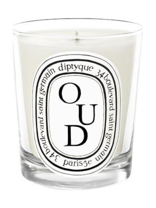 Diptyque Scented Candle Jar with Scent Oud White 190gr 1pcs