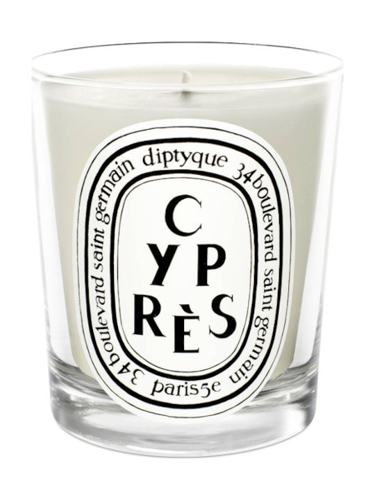 Diptyque Scented Candle Jar with Scent Cyprès White 190gr 1pcs