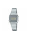 Casio Digital Watch with Silver Metal Bracelet