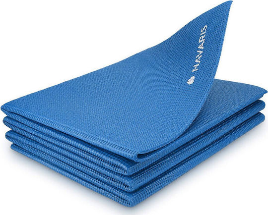 Navaris Foldable Exercise Mat Yoga Blue (173x61x0.4cm)