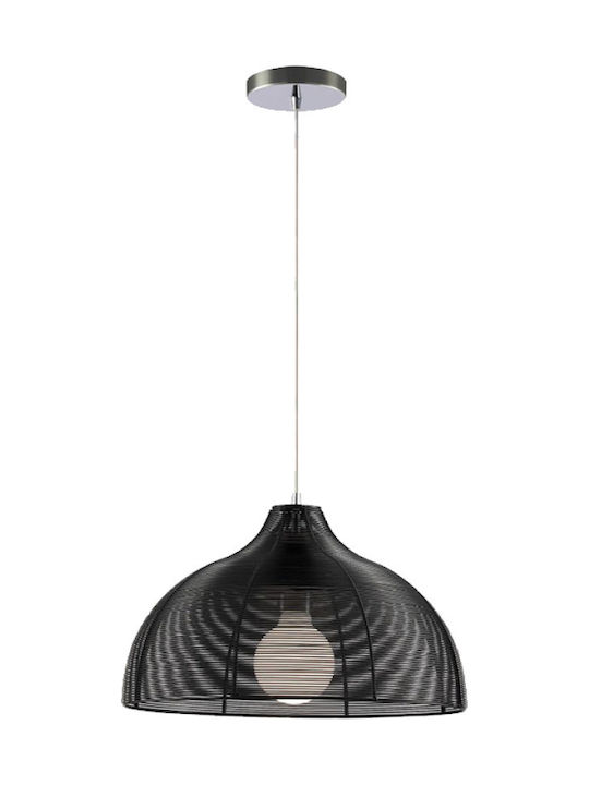 Elmark Pendant Light Single-Light Bell for Socket E27 Black