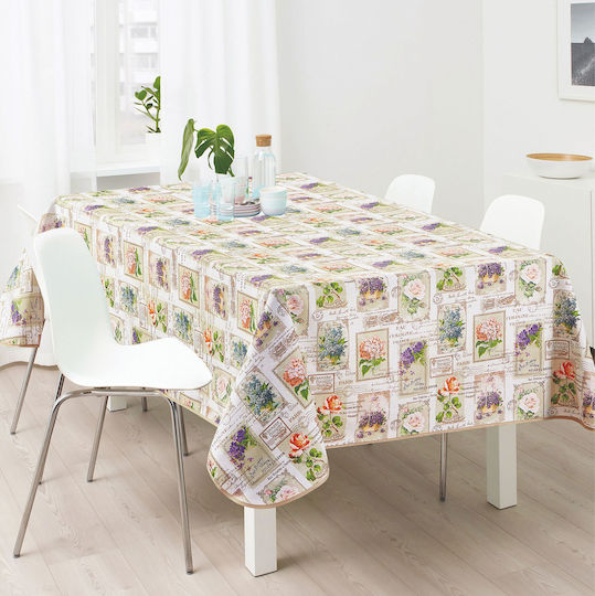 Flamingo Τραπεζομάντηλο Αλέκιαστο Bouquet Πολύχρωμο 150x180εκ.