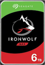 Seagate Ironwolf 6TB HDD Festplatte 3.5" SATA I...