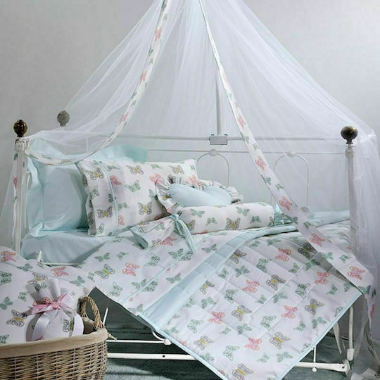 Down Town Home Butterflies Πάντα Κλασική Εσωτερική Λευκή 40x185cm Down Town Home Butterflies Πάντα Κλασική Εσωτερική Λευκή 40x185cm