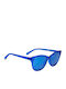 Spy Spritzer Women's Sunglasses with Blue Plastic Frame and Blue Mirror Lens 673515263899