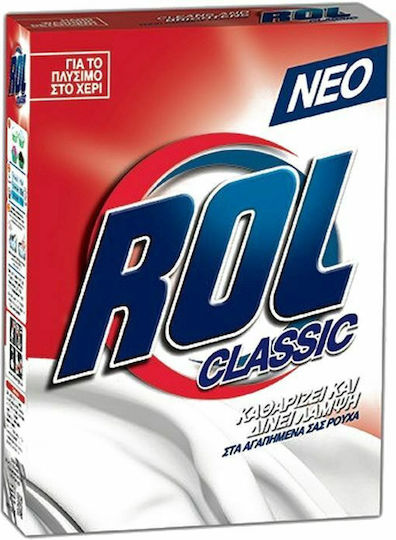 ROL Classic Απορρυπαντικό Ρούχων σε Σκόνη για Πλύσιμο στο Χέρι με Άρωμα Λεμόνι 0.85kg