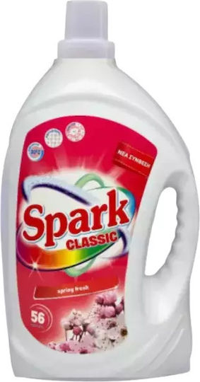 Spark Classic Υγρό Απορρυπαντικό Ρούχων με Άρωμα Spring Fresh (56 Μεζούρες)