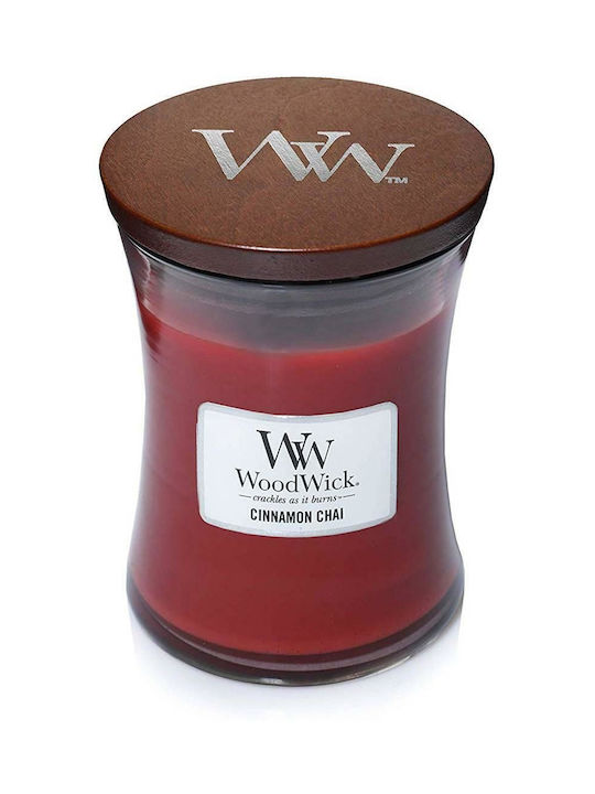 WoodWick Αρωματικό Κερί σε Βάζο με Άρωμα Cinnamon Chai 85gr