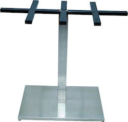 Artline Β2200 Metallic Table Stand Silver 80x40x72cm