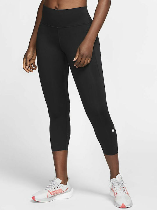 Nike Epic Lux Running Γυναικείο Capri Κολάν Ψηλόμεσο Μαύρο