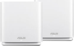 Asus Asus ZenWiFi AC (CT8) WiFi-Mesh-Netzwerk Zugriffspunkt Wi‑Fi 5 Tri Band (2.4 & 5 & 5GHz) in Doppelter Bausatz