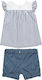 Alouette Kinder Set mit Shorts Sommer 2Stück Blau