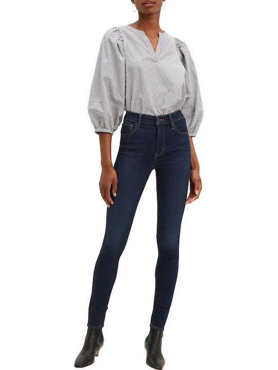 720 Talie înaltă Blugi de damă cu croială super skinny Serenitate profundă