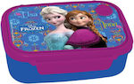 Gim Frozen Kids Lunch Plastic Box Purple